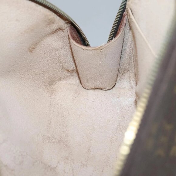 LOUIS VUITTON Monogram Trousse Demi Ronde Cosmetic Pouch M47520 LV Auth 131597 - Picture 13 of 16